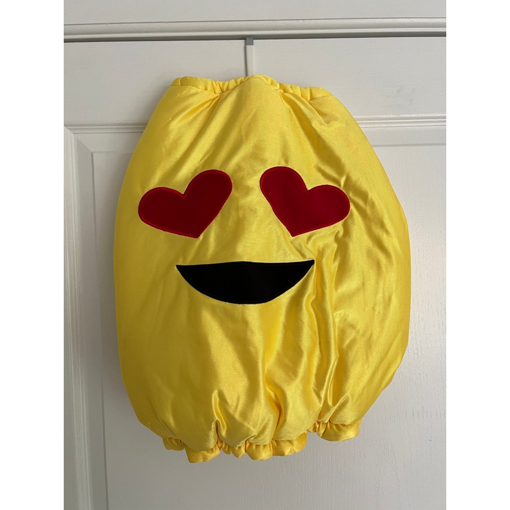 Simplydog Emoji Love Puffy Yellow Dog Halloween Pet Costume Large Breed Size XL